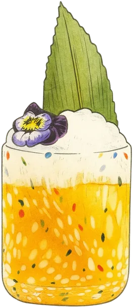 Il·lustració del còctel Fake Paloma